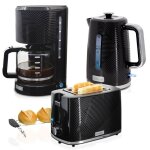 Elegance ensemble grille pain 2 fentes bouilloire 17l cafetière filtre 10 tasse briebe skt1178blk noir ... Elegance ensemble grille pain 2 fentes bouilloire 17l cafetière filtre 10 tasse briebe skt1178blk noir ...