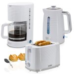 Elegance ensemble grille pain 2 fentes bouilloire 17l cafetière filtre 10 tasse briebe skt1178wht blanc ... Elegance ensemble grille pain 2 fentes bouilloire 17l cafetière filtre 10 tasse briebe skt1178wht blanc ...