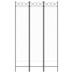 El�gant cloison de s�paration amovible�cran diviseur paravent dint�rieur 3 panneaux blanc 120x200cm tissu ...