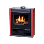 lgant pole  bois v05 rubin lux red - alliance parfaite de puissance et dlgance avec 13 kw de chaleur ...