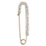 Lot De 6 Broches Élégantes Pour Robe De Mariée Ou Tenue - Avec Strass, Épingle à Nourrice - Décorations Pour Pulls, Écharpes, Jupes