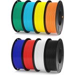 Elegoo - 8 bobines filament pla 175 mm 250 g chacune 8 couleurs pr�cision �002 mm pour imprimante 3d