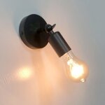 Elektrah applique murale industrielle vintagee27 lampe murale abat - jour en m�tal orientable � 180� ...