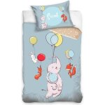 Éléphant parure de lit housse de couette 100x135 + taie 40x60 parure 100% coton pour lit à barreau ou ... Éléphant parure de lit housse de couette 100x135 + taie 40x60 parure 100% coton pour lit à barreau ou ...