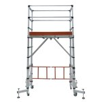 Elevate echafaudage en aluminium hauteur de travail 3 m 10 marches