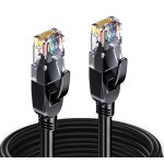 Cble rseau ethernet rj45 cat 7 - elfcam - 30m - paire torsade blinde - 100% cuivre - noir