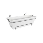 Elho balconni�re barcelona allin1 - 9l - 495x275x185cm - balcon: ext�rieur - blanc - 100% recycl�