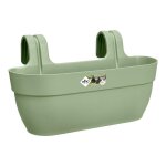 Elho balconnire vibia campana easy hanger l - 241 x 46 x h265 cm - vert pistache - plastique rgnr ...