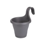 Elho jardini�re de balcon corsica simple - gris anthracite - ext�rieur & balcon - l 194 x w 271 x h 259 ...