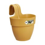 Elho pot de fleurs balcon vibia campana easy hanger small - 241 x 205 x h265 cm - jaune - rond - 28 l ...