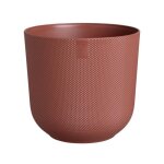 Elho pot de fleur jazz rond - rouge - Ø 26 x h 24 cm - intérieur - 100% recyclé Elho pot de fleur jazz rond - rouge - Ø 26 x h 24 cm - intérieur - 100% recyclé