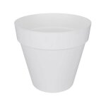 Elho pot de fleurs rond loft urban - 48 l -  50 x h. 44 cm - blanc - plastique