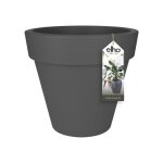 Elho pot de fleurs rond pure - 39 x 357 cm - anthracite