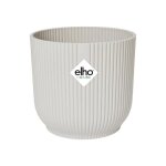 Elho pot de fleurs rond avec roues vibes fold - Ø 35 x h 32 cm - intérieur - 100% recyclé - blanc Elho pot de fleurs rond avec roues vibes fold - Ø 35 x h 32 cm - intérieur - 100% recyclé - blanc