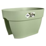 Elho - pot de fleurs - vibia campana flower bridge 40 - vert pistache - balcon extérieur - l 26 x w 39 ... Elho - pot de fleurs - vibia campana flower bridge 40 - vert pistache - balcon extérieur - l 26 x w 39 ...