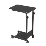 Elifuzhg bureau d ordinateur roulant portable table informatique - soulever un bureau dordinateur - pupitre ...