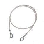 Elingue dancrage en cable argent