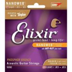 Elixir 16182 nanoweb hd light cordes pour guitare folk 13 - 53 Elixir 16182 nanoweb hd light cordes pour guitare folk 13 - 53