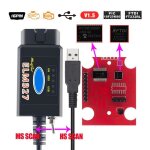 Elm327 usb ftdi hs can et ms elm327 cble de diagnostic obd2 puce elm 327 matriel 1. 5 bluetooth 327 ...