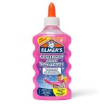 Elmers colle paillet�e rose lavable et adapt�e aux enfants 177 ml - parfaite pour fabriquer du slime ...