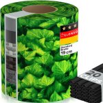 Eloneo brise - vue pvc motif feuilles 35 m x 19 cm 1 rouleau occultation cl�ture rigide r�sistant