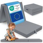 Eloneo matelas pliable 65x195x9 cm lit d?appoint h2 pour adulte / enfant housse amovible id�al voyage ...