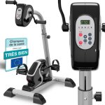 Eloneo p�dalier �lectrique 2 en 1 bras et jambes entra�neur de mouvement motoris� r�glable avec �cran ...