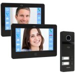 Elro pro pv40 portier vido full hd pour 2 familles avec 2 crans couleur - avec messagerie vocale - ...