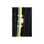 Embase adhesive pour colliers - embase - dimensions 29 x29 mm - fixation adh�sive ou vis - blanc