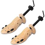 Embauchoirs  chaussures - bigilantuh - taille m - bois naturel - unisexe - 14 trous de pression