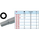 Embout 1 / 4 6 pans 25 mm longueur 25 mm s�rie 1 - facom - eh. 102. 5