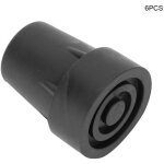 Embouts de canne fiables et durables embout de canne de marche antidrapant  structure solide 6 pices ...