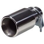 Embout déchappement en inox rond universel pour sortie 48 - 58 mm Embout déchappement en inox rond universel pour sortie 48 - 58 mm