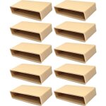 Embout de support latte - cyclingcolors - 10x - beige - fixation facile - compatible cadre bois