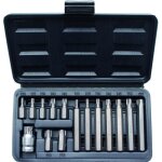 Coffret embouts torx - marque - mod�le - t20 t25 t30 t40 t45 t50 t55 - 14 embouts + adaptateur 1 / 2