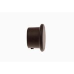 Embouts de tringle  rideau - home maison - bouchon  20 mm - rouille sable - mtal