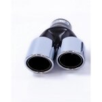 Embout tuyau extremite pot dechappement universel acier inox � 58 - 75 mm