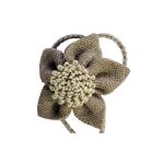 Corolle - embrasse magn�tique corolle - jute naturelle