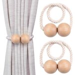 Embrasses � rideaux - aimant�e - 40 cm - diam�tre 4 cm - mat�riau coton et aimant - int�rieur