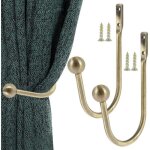 Embrasses de rideaux - forme u - m�tal - r�tro vintage bronze - 2pcs