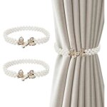 Embrasses � rideaux - mode rideau cravate - or - extensibles jusqu� 60 cm - sans perforation - design ...