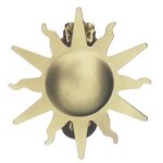 Embrasses pour rideaux pinces à rideaux modèle soleil bronze couleur lot de 2 pièces Embrasses pour rideaux pinces à rideaux modèle soleil bronze couleur lot de 2 pièces