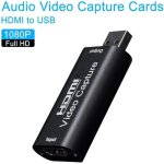 Carte dacquisition vido - emebay - hdmi vers usb - 1080p - compatible pc et mac - noir