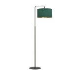 Emibig hilde lampadaire hilde noir avec abat - jour en tissu vert 1x e27 Emibig hilde lampadaire hilde noir avec abat - jour en tissu vert 1x e27