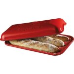 Emile henry moule � baguettes 39x24 cm grand cru
