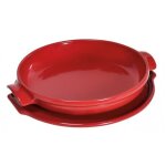 Set tarte tatin - emile henry - 28cm - céramique - rouge grand cru - compatible lave - vaisselle Set tarte tatin - emile henry - 28cm - céramique - rouge grand cru - compatible lave - vaisselle