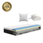 Emma pack hybride 90x190 matelas m�moire de forme + ressorts meilleur choix emma oreiller nuage essentiel ...