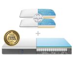 Emma pack matelas emma original edition hybride 160x200 cm + 2 oreillers emma original adapt m�moire ...