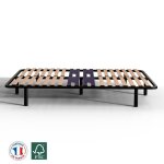 Emma sommier  lattes fixes 140x200 confort tri - zones optimal fabrication 100% franaise 5 ans de garantie ...