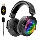 Casque gamer - empire gaming - warcry p - w2 - rgb - sans fil 2. 4 ghz - micro d�tachable